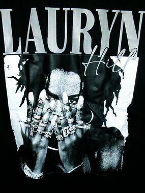 lauryn hill hands over face new 2xl unisex tee - hip hop rap fugees new jersey